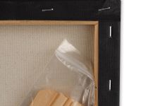 Холст на подрамнике Pinax 40х40 см 380 г, 100% хлопок, грунт черный