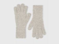 Вязаные перчатки, Бежевый