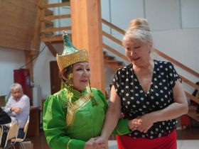 В Якутске тувинцы отпраздновали наступление Нового года