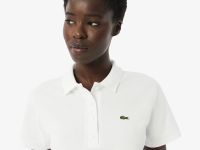Женское поло Lacoste из эластичного хлопка