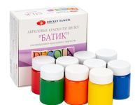 Набор акрила по шелку "Decola" Батик 9 цв