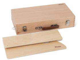 Ящик художника Pinax SB-22 с алюм. органайзером, складной палитрой и плечевым ремнем, бук