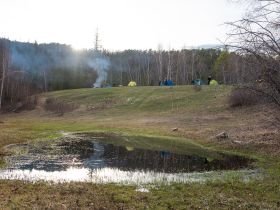 Водопады и ледяные пещеры скал Еланка Куччугуй Кэтэмэ - скалы Еланки - п. Еланка