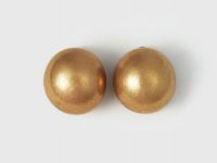 Серьги с эффектом античного золота, Золотой