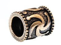 Бусина для темляка Символ Рода, бронза