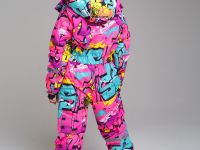 Зимний комбинезон из мембранной ткани для девочки