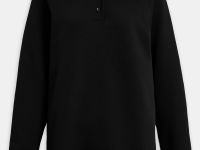 Толстовка из хлопка с отложным воротником