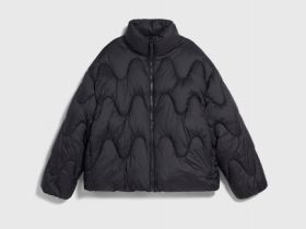 Пуховик для девочек, Черный