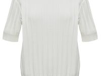 Джемпер из хлопка с коротким рукавом