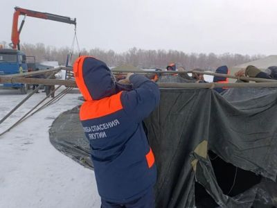 В Якутске на Зеленом лугу начали обустройство крещенской купели