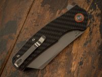 Складной нож CJRB Crag, сталь D2, рукоять карбон