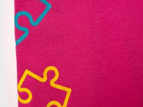 Брюки трикотажные для девочек (легинсы), 2 пары в комплекте