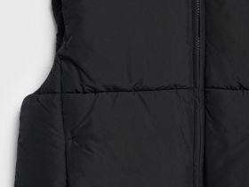 Утеплённый жилет для девочек, Черный