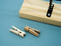 Фоторамка с прищепкой для фото и светодиодами "Circle loft"