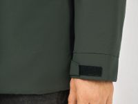 Утеплённая парка с капюшоном, Зеленый