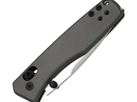 Складной нож Kizer Aegis, сталь AEB-L, рукоять алюминий, серый