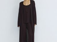 Удлиненный кардиган, Коричневый