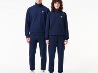 Свитшот Lacoste унисекс с застежкой-молнией с высоким воротом