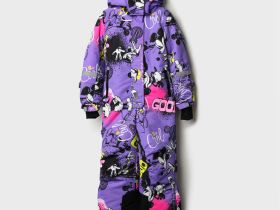 Комбинезон текстильный с полиуретановым покрытием для девочек