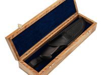 Шкатулка для ножа дуб, бесцветное масло