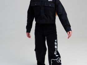 Куртка текстильная джинсовая для девочек