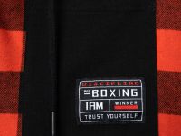 Рубашка текстильная с рукавами и капюшоном из трикотажа для мальчиков