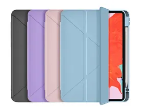 Чехол-книжка WIWU Defender Protective Case для Apple iPad 10 (2022)/iPad 11 (2025), с подставкой и отделением под стилус (розовый)