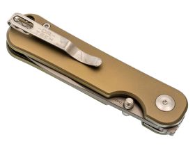 Складной нож Dr.Tech Zefir D4245TGR, сталь D2, рукоять TC4, зеленый