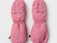 Варежки текстильные для девочек