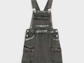 Сарафан текстильный джинсовый для девочек