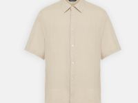 Рубашка изо льна с коротким рукавом