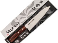 Нож кухонный Kanetsune Kengata 180 мм, сталь DSR-1K6, рукоять pakka wood