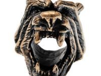 Бусина для темляка Голова волка маленькая, бронза