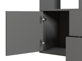 Стеллаж Кейн 3-75x149 Графитовый