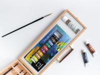 Набор подарочный с масляными красками "Малевичъ" Тициан, 9 предметов