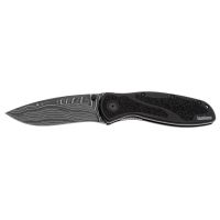 Полуавтоматический складной нож Kershaw Blur, сталь Damascus, рукоять алюминий, черный