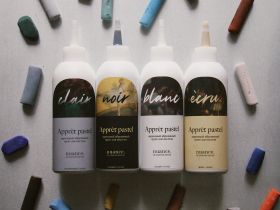 Грунт абразивный для пастели Appret Pastel, nuance., черный, 250 мл.