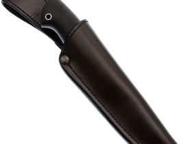 Рыбацкий нож Партнер 1, сталь M390, рукоять граб, вставка зуб мамонта