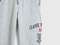 Трикотажные брюки с принтом для мальчиков, Серый