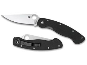 Складной нож Spyderco Military, сталь CPM-S30V, рукоять G10 черная