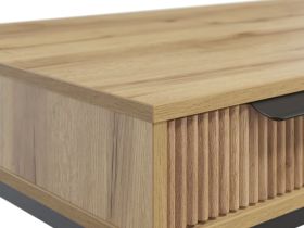 Стол Леванте-3 120x60 Дуб Золотистый/Черный