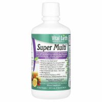 Vital Earth Minerals, Super Multi, мультивитаминная добавка, натуральный вкус тропического мандарина, 946 мл (32 жидк. унции)