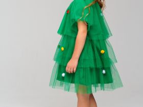 Платье трикотажное для девочек