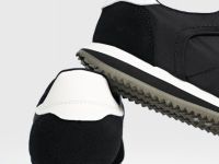 Кроссовки из натуральной замши, Черный