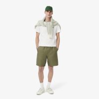 Мужские шорты Lacoste из смеси льна и вискозы