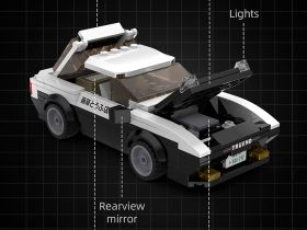 C55014W Конструктор Initial D: AE-86 Trueno