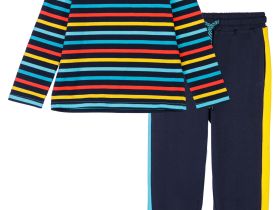 Комплект трикотажный для мальчиков: фуфайка (футболка), брюки