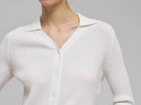 Легкий кардиган приталенного кроя с шерстью