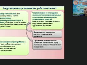 Международный вебинар "Проектирование коррекционных курсов для групповых занятий в практике работы педагога-психолога в специальном образовании"