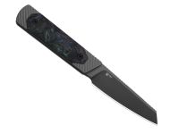 Туристический нож Kizer Hallow, сталь 10V, рукоять алюминий/карбон